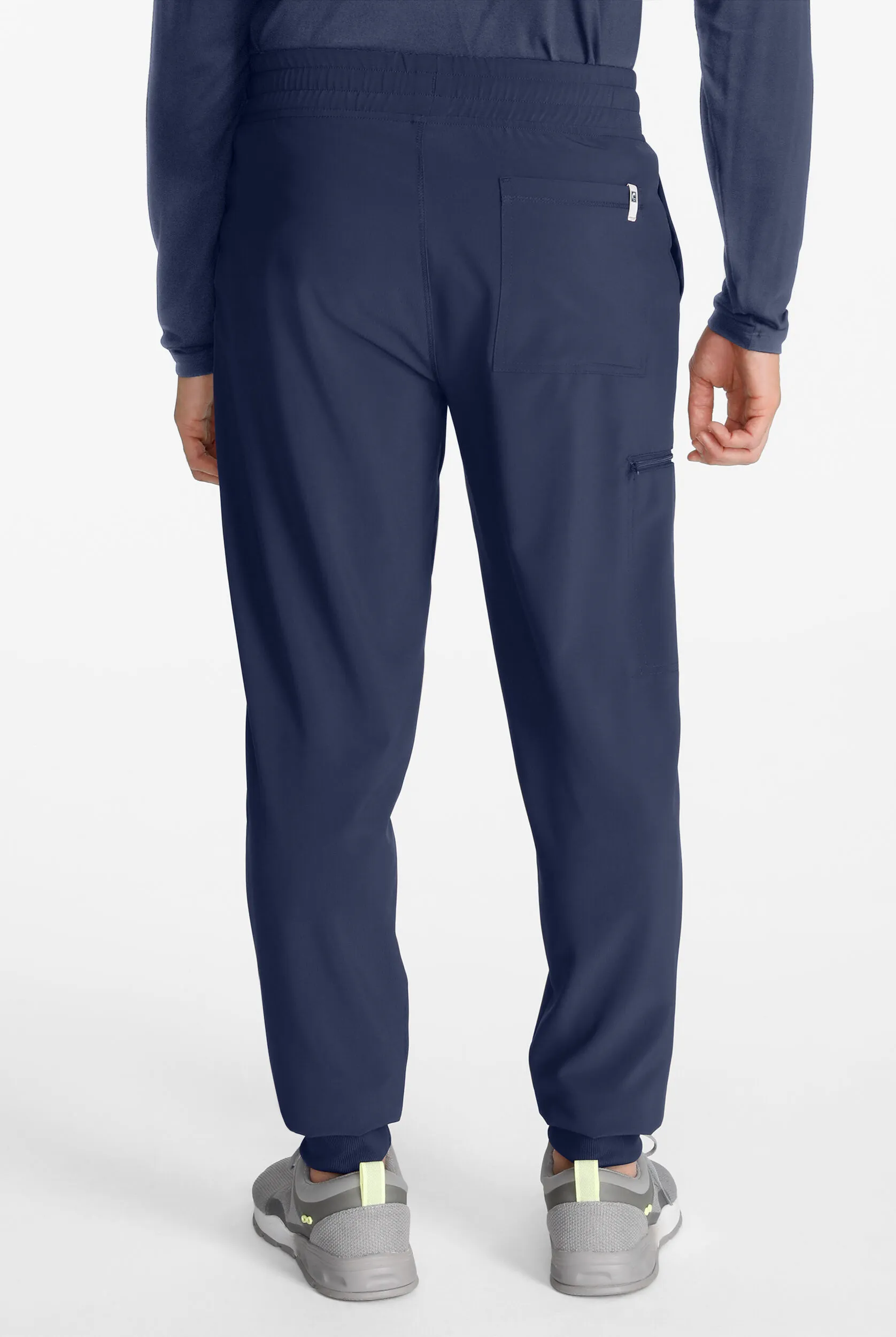 Pantalón médico Cherokee Collection STRETCH estilo cargo con cintura elástica y 5 bolsillos para hombre