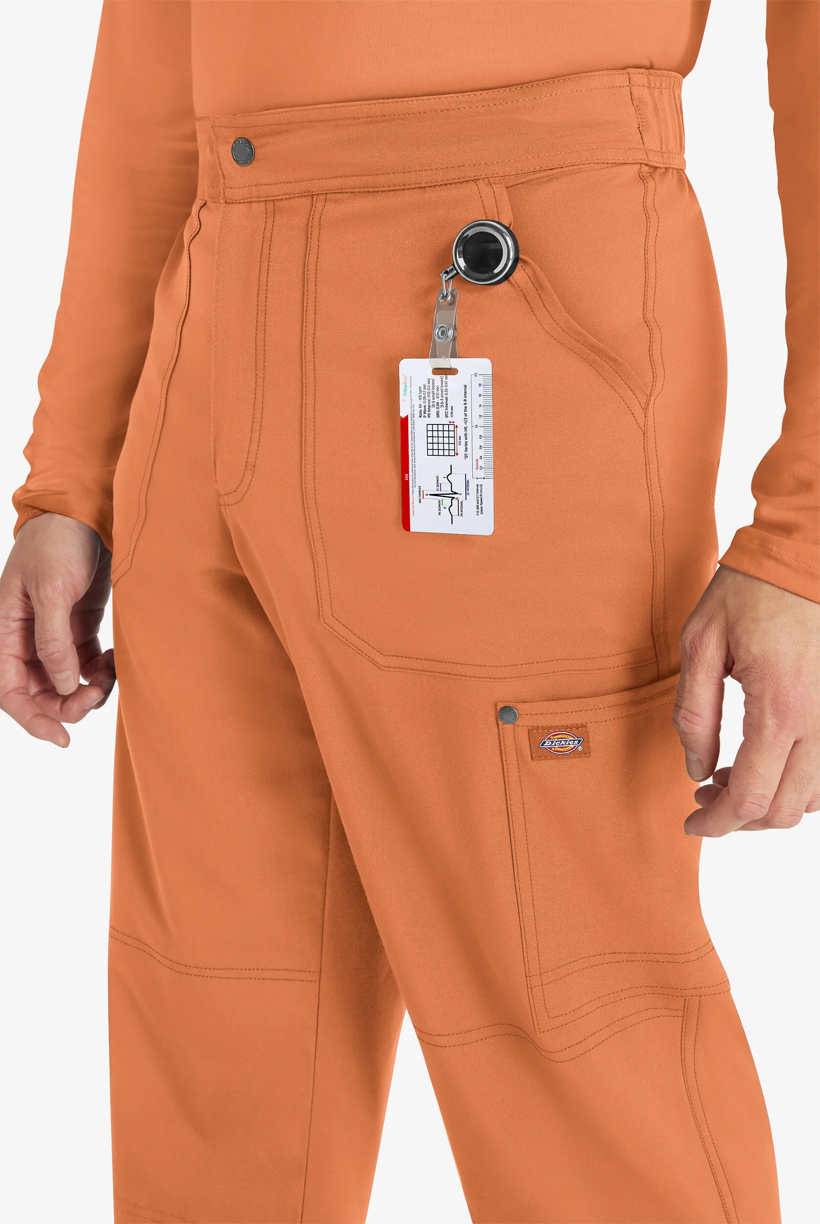 Pantalón médico Dickies EDS NXT STRETCH estilo cargo con bragueta y 4 bolsillos para hombre