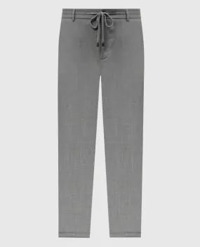 Peserico Gray pants with wool