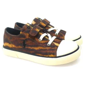 RALPH LAURENZapato Deportivo Cordon Ralph Lauren Carson Ocelot Nylon Leopardo