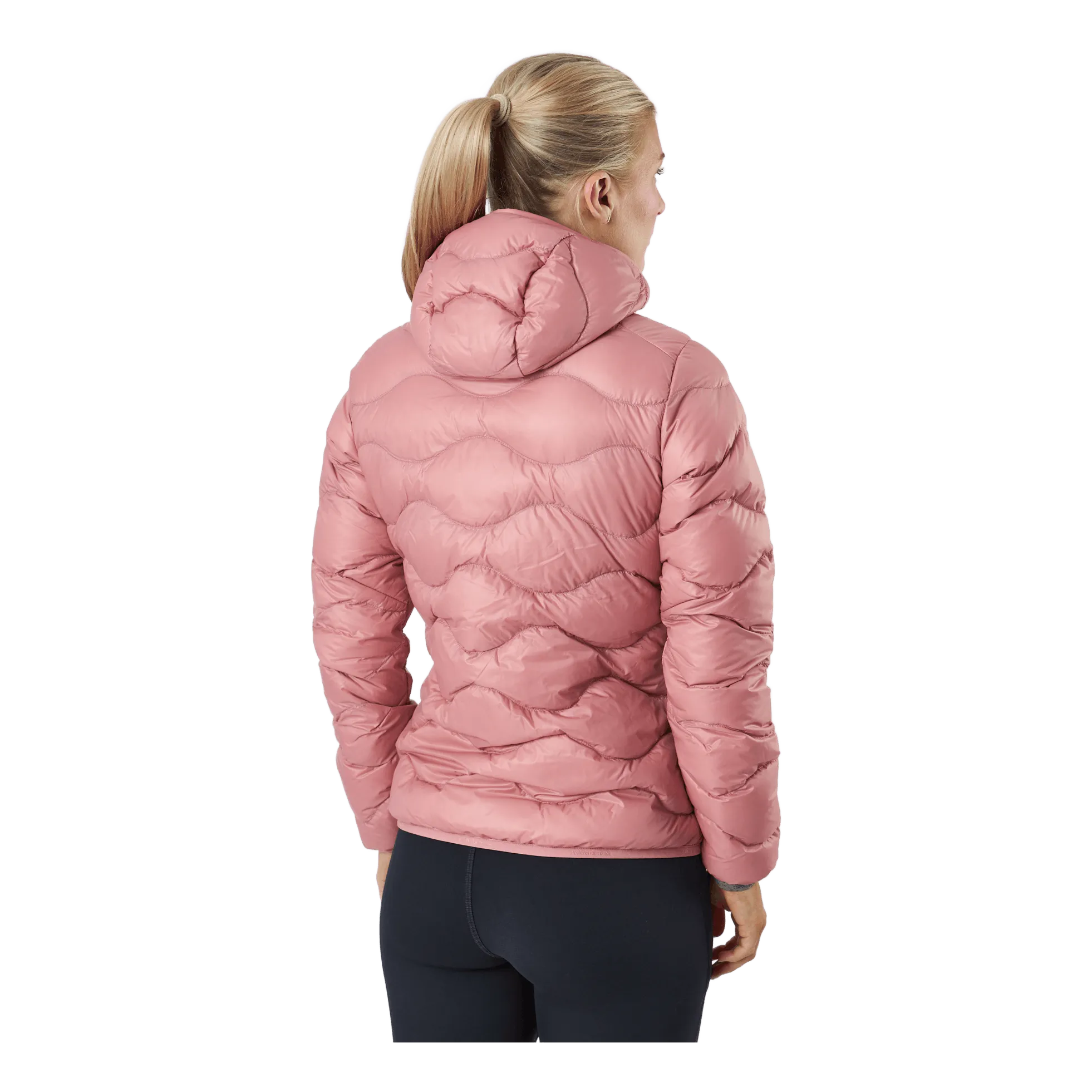 Rendimiento máximo W Helium Down Hood Jacket Warm Blush