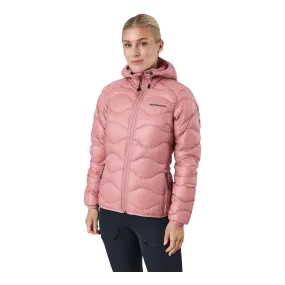 Rendimiento máximo W Helium Down Hood Jacket Warm Blush