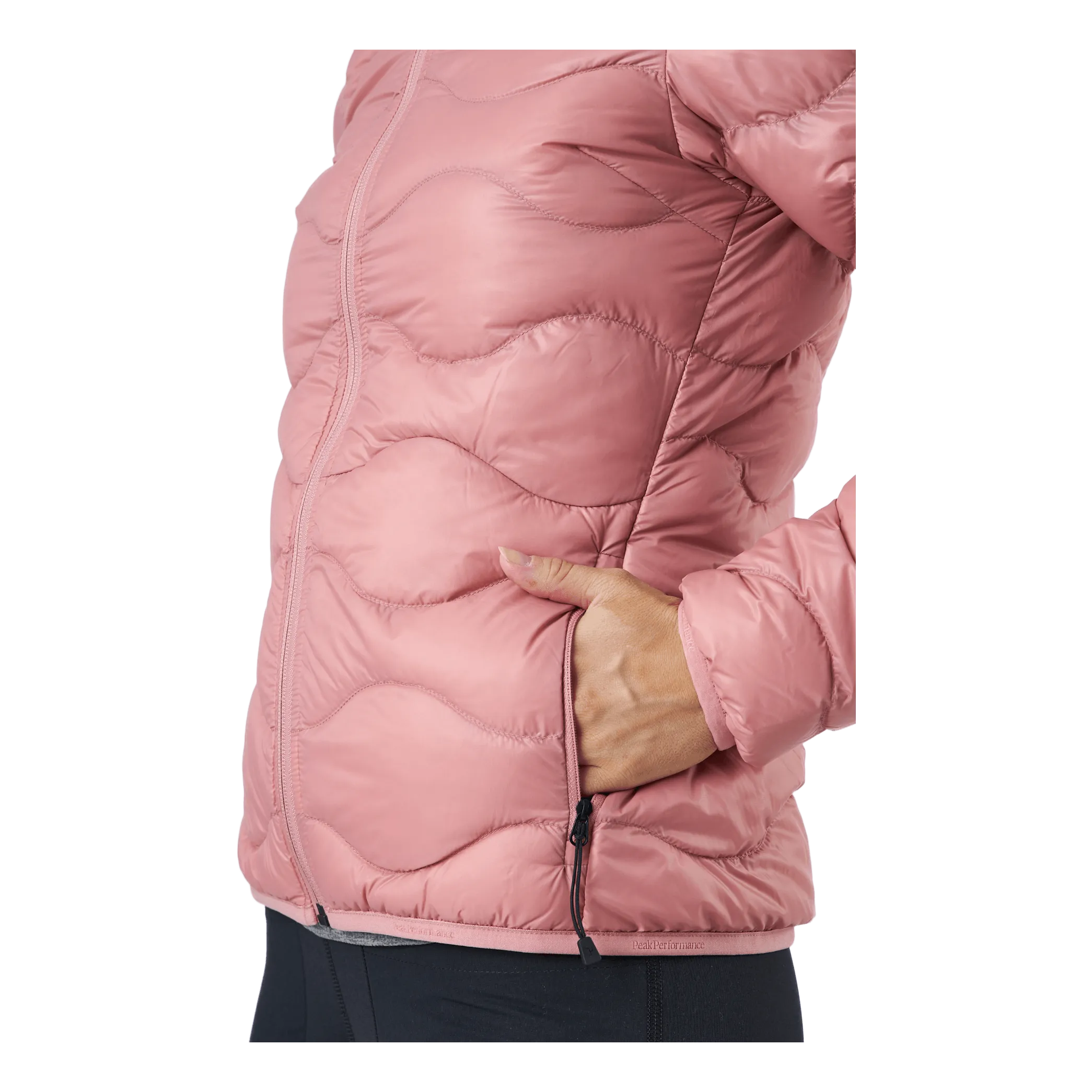 Rendimiento máximo W Helium Down Hood Jacket Warm Blush