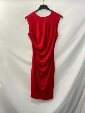 RINASCIMENTO.Vestido rojo midi fruncido T.s