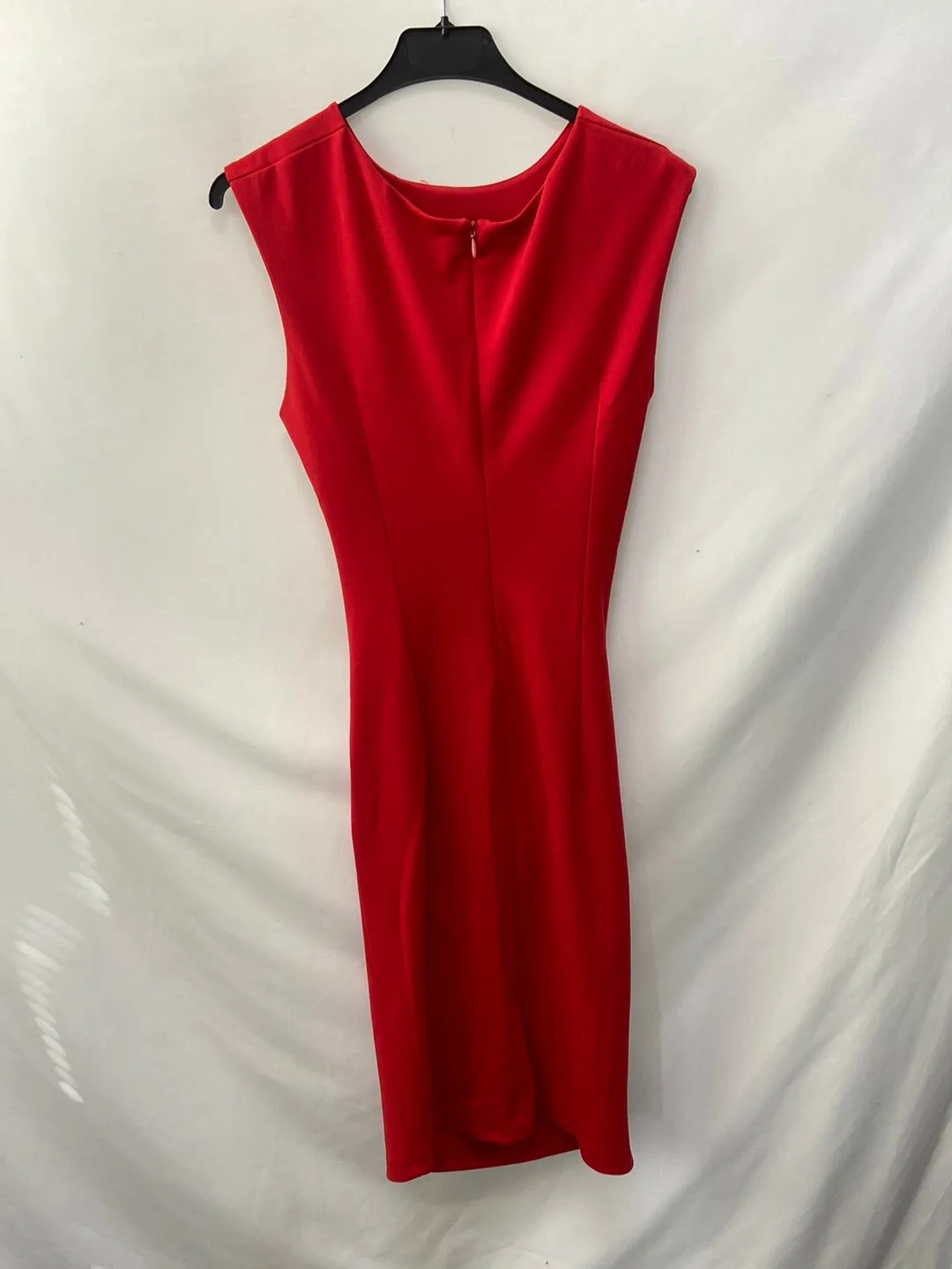 RINASCIMENTO.Vestido rojo midi fruncido T.s