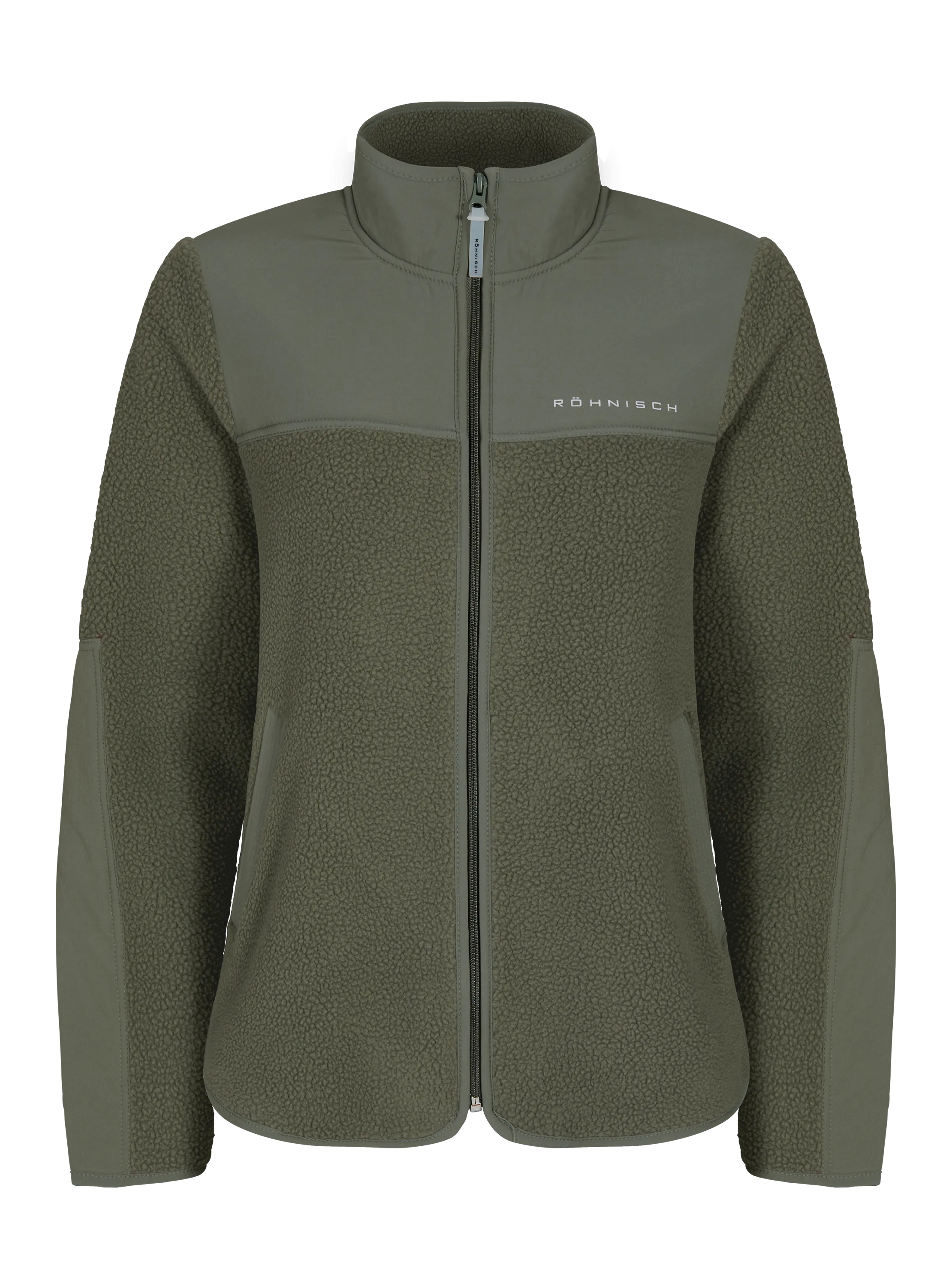 Röhnisch Phoebe Pile Jacket Vetiver Green