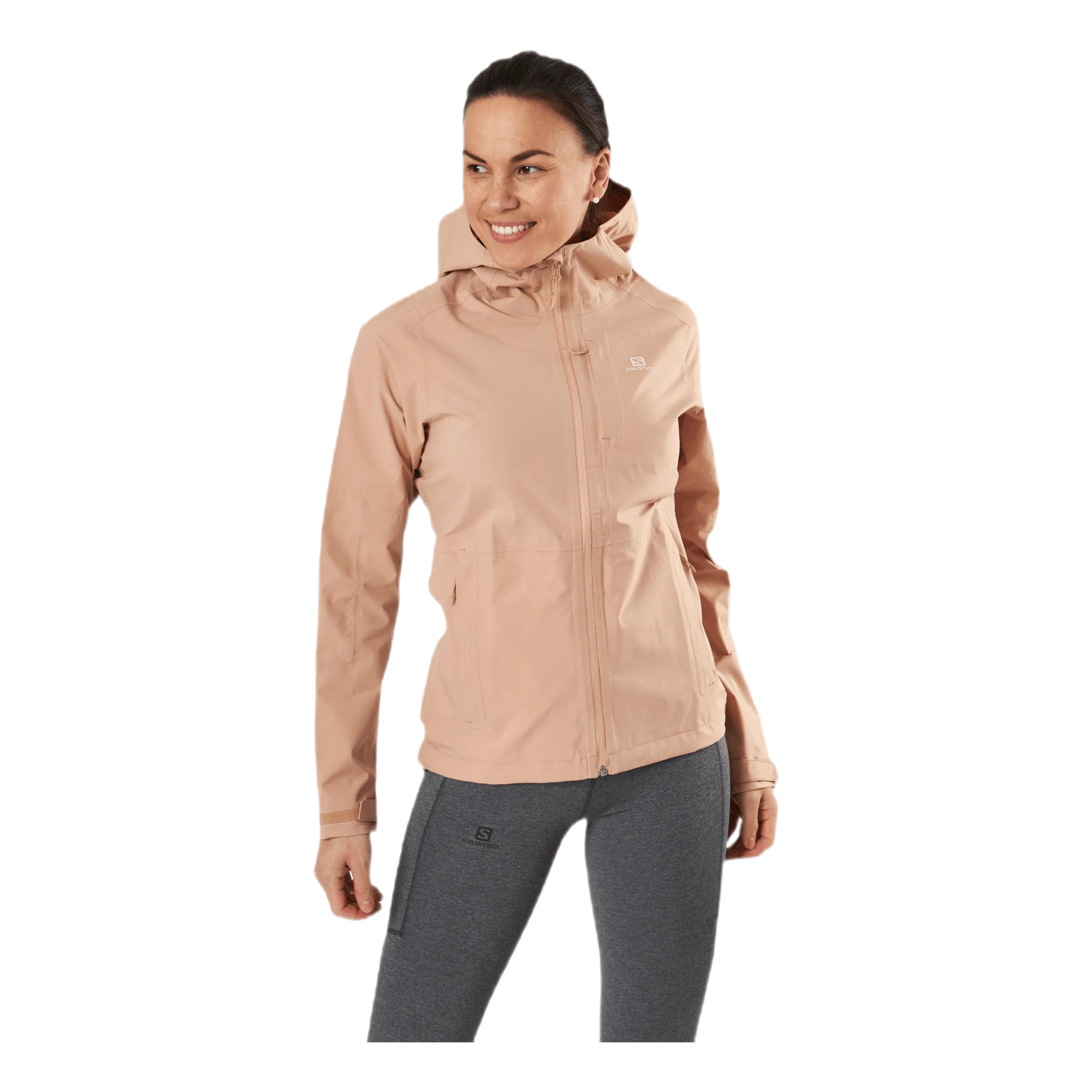 Salomon Outrack 2.5L Waterproof Jacket Pink