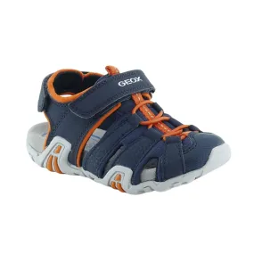 Sandalias Geox Kraze Azul-Naranja