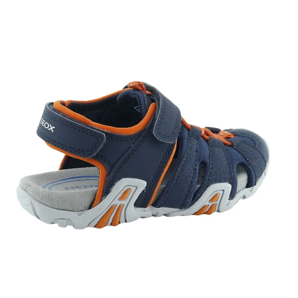 Sandalias Geox Kraze Azul-Naranja