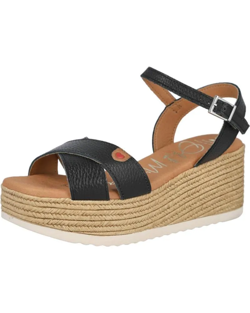 Sandalias OH MY SANDALS  de Mujer 5448 SANDALIAS DE CUNA CORRIDA DE MUJER  DOYA NEGRO