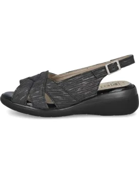 Sandalias PITILLOS  de Mujer 5590 SANDALIAS DE CUNA MUJER  NEGRO