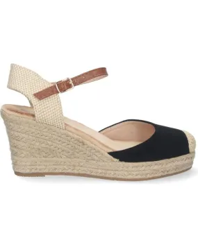 Sandalias PUNTOSALAO  de Mujer SANDALIA DE CUNA MEDIA EN YUTE MUJER COLOR NEGRO  VARIOS COLORES