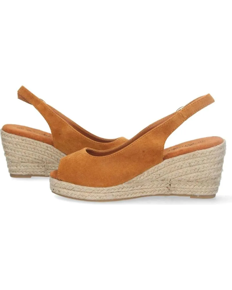 Sandalias PUNTOSALAO  de Mujer SANDALIAS CUNA MEDIA YUTE Y TALON DESCUBIERTO MUJER CAMEL  VARIOS COLORES