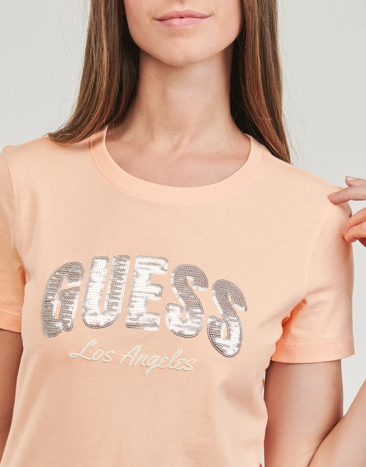 SEQUINS LOGO TEE