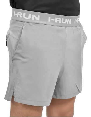 Short Deportivo Hombre Calza De Compresiòn Importado I-run 