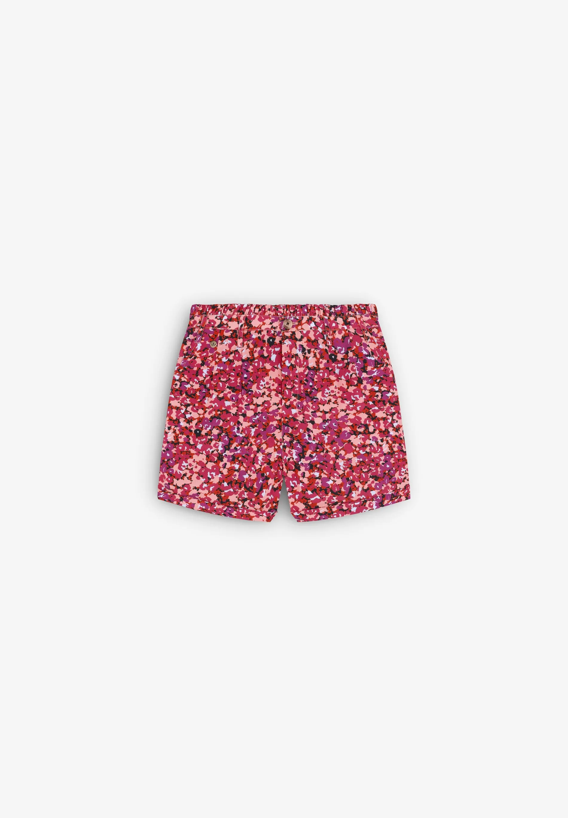 SHORT PRINT VOLANTE CINTURA