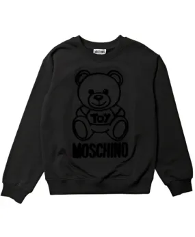 Sudadera MOSCHINO Negra Forro Polar