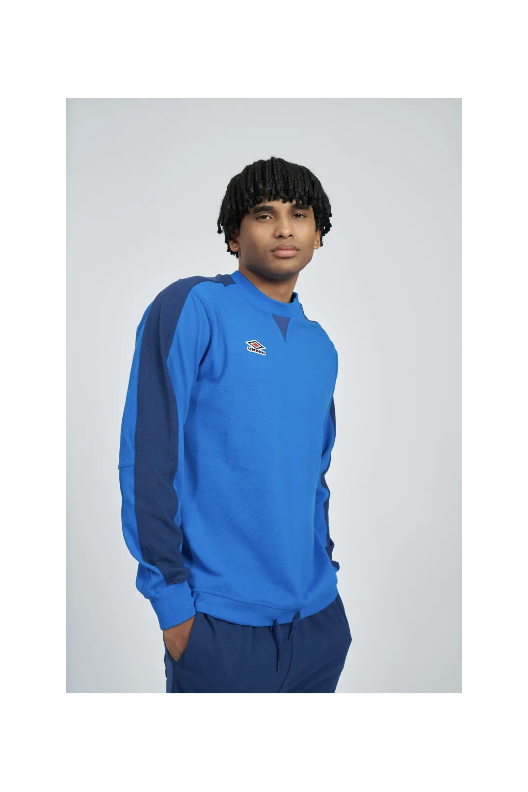 Sudadera Umbro Panelled Regal Blue / Estate Blue