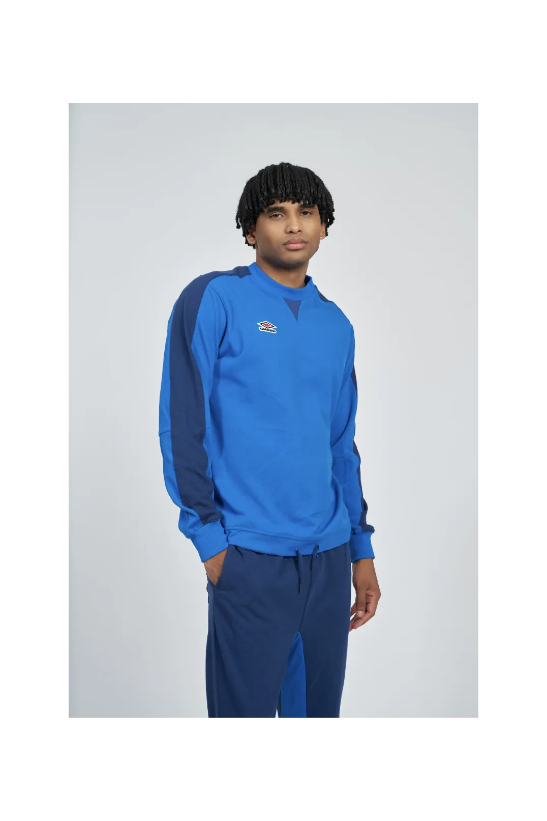 Sudadera Umbro Panelled Regal Blue / Estate Blue