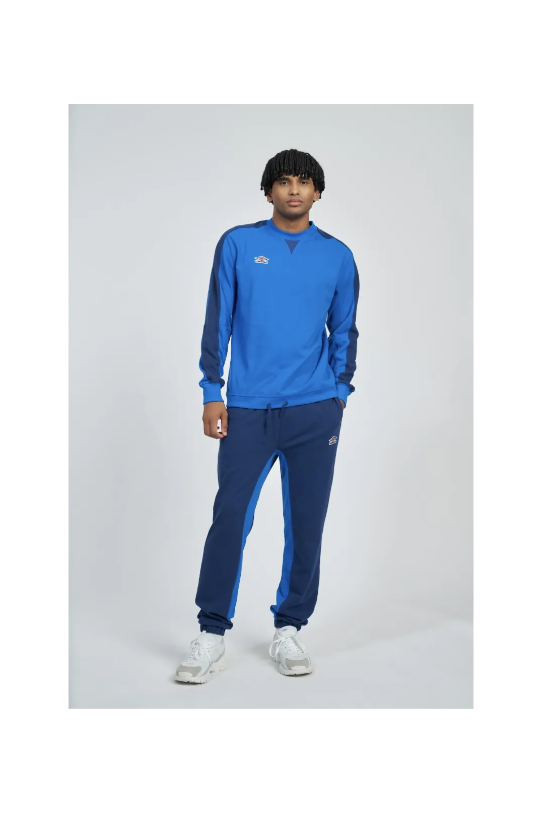 Sudadera Umbro Panelled Regal Blue / Estate Blue