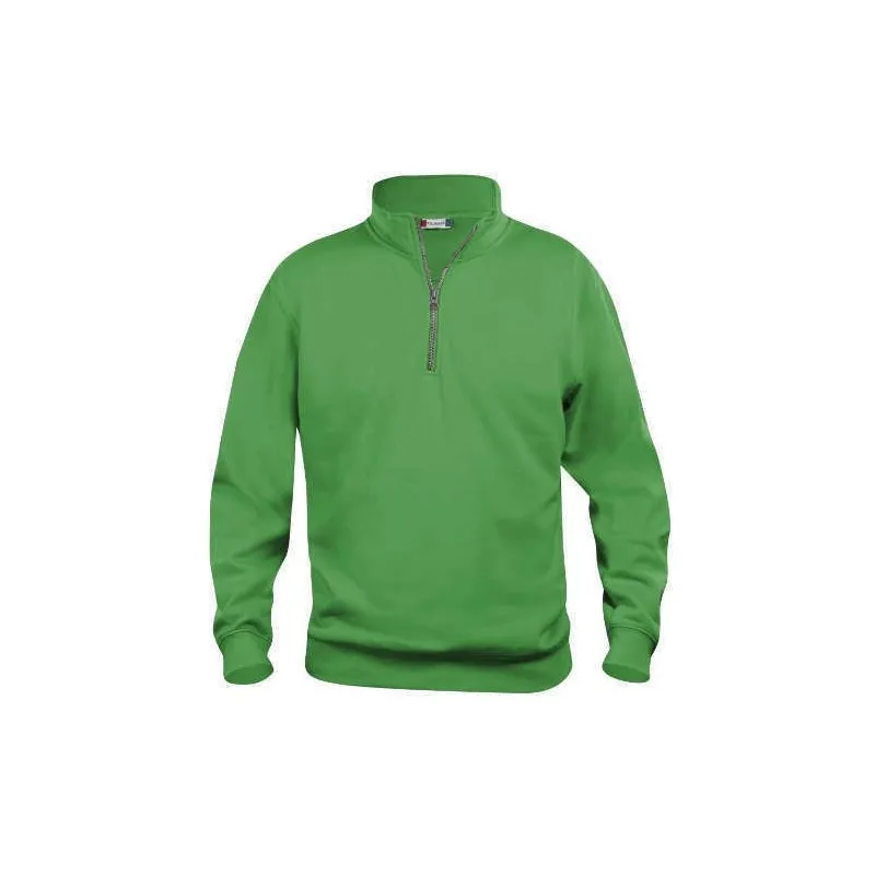 Sudadera Unisex con Cremallera Corta de Clique