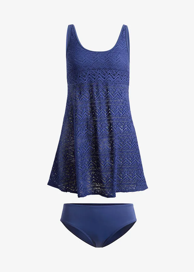 Tankini (2 piezas) Azul oxford