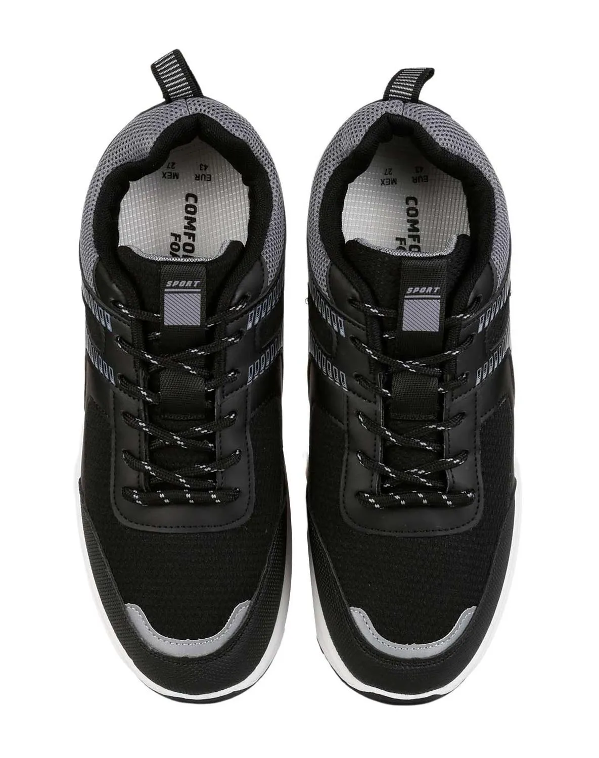 Tenis Hombre Deportivo Negro Comfort Foam 11404008