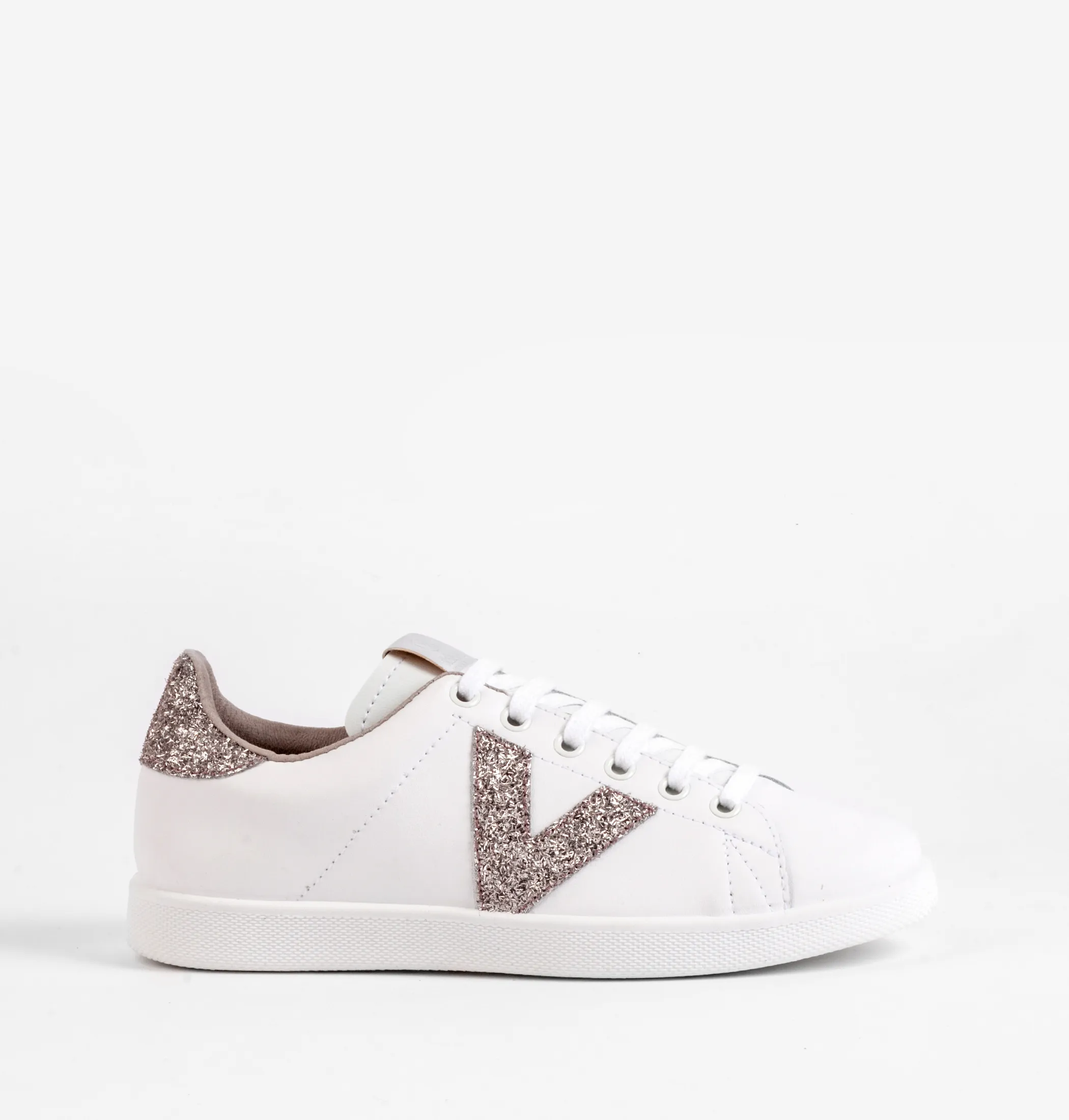 TENIS PIEL & VIRUTAS GLITTER