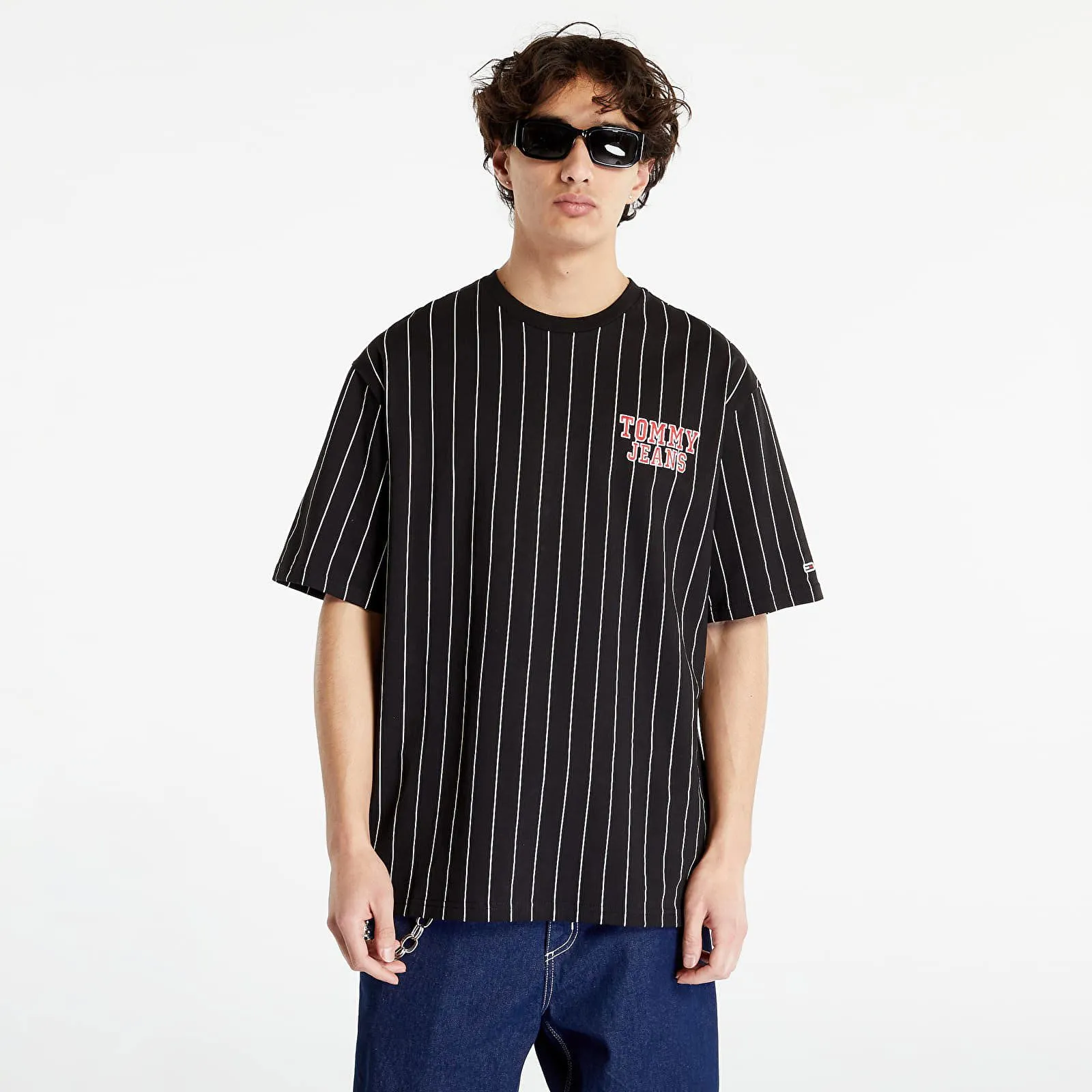 Tommy Hilfiger Oversized Pinstripe T-Shirt