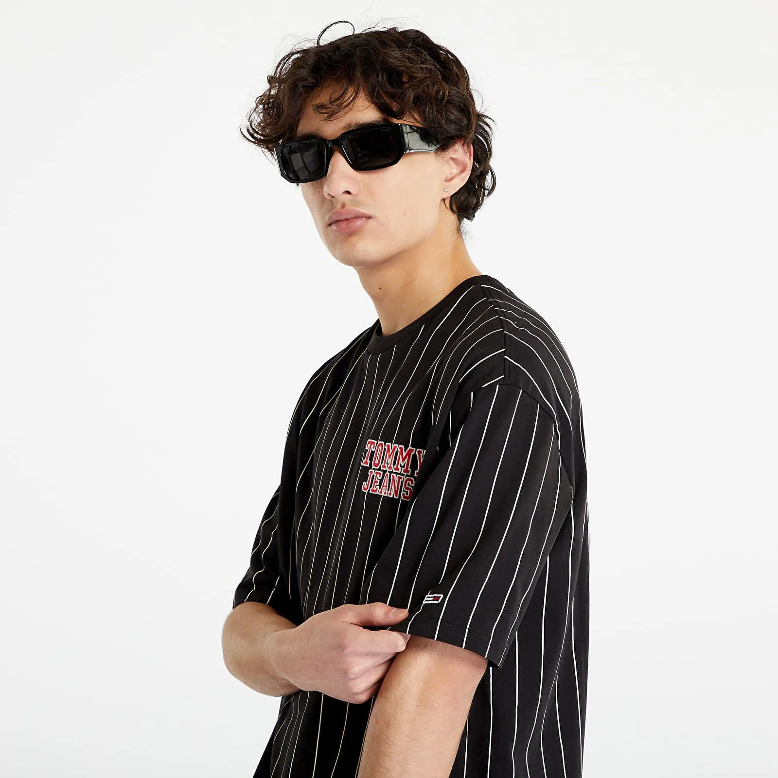 Tommy Hilfiger Oversized Pinstripe T-Shirt