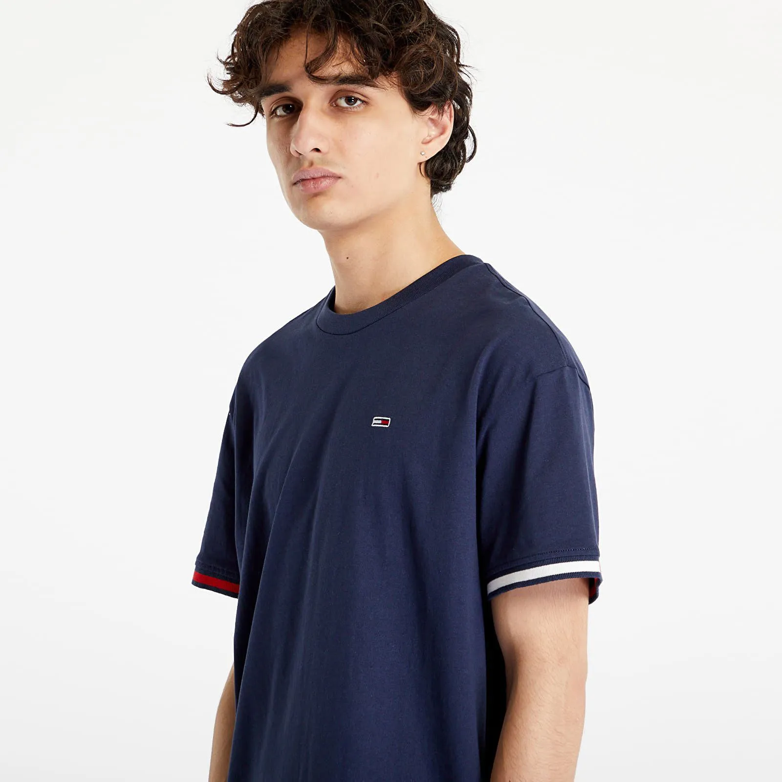 Tommy Hilfiger Relaxed Flag Cuff Te T-Shirt