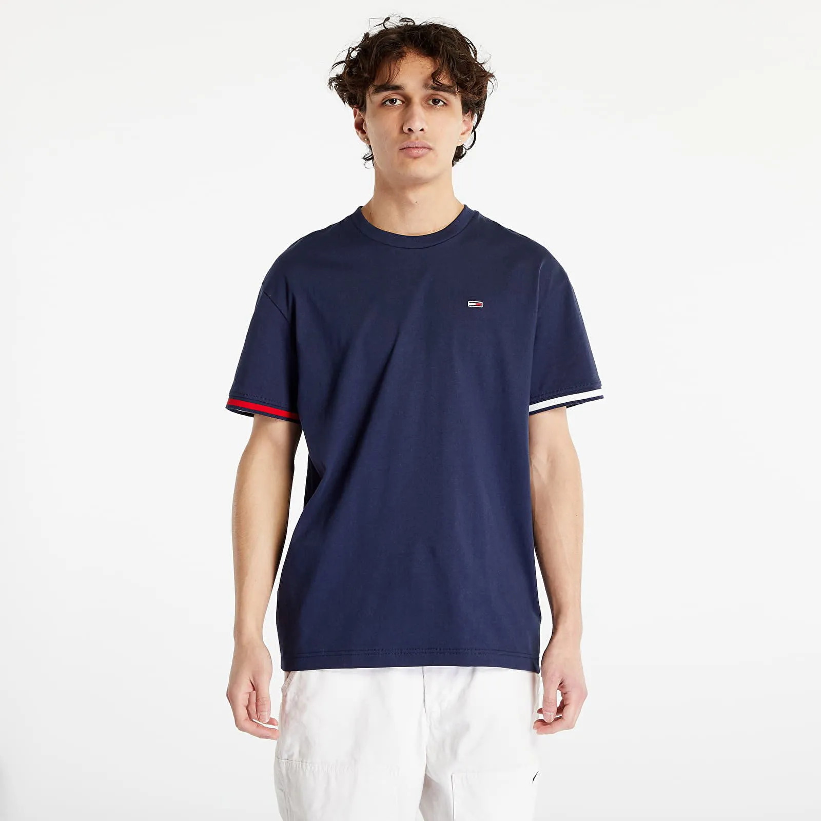 Tommy Hilfiger Relaxed Flag Cuff Te T-Shirt