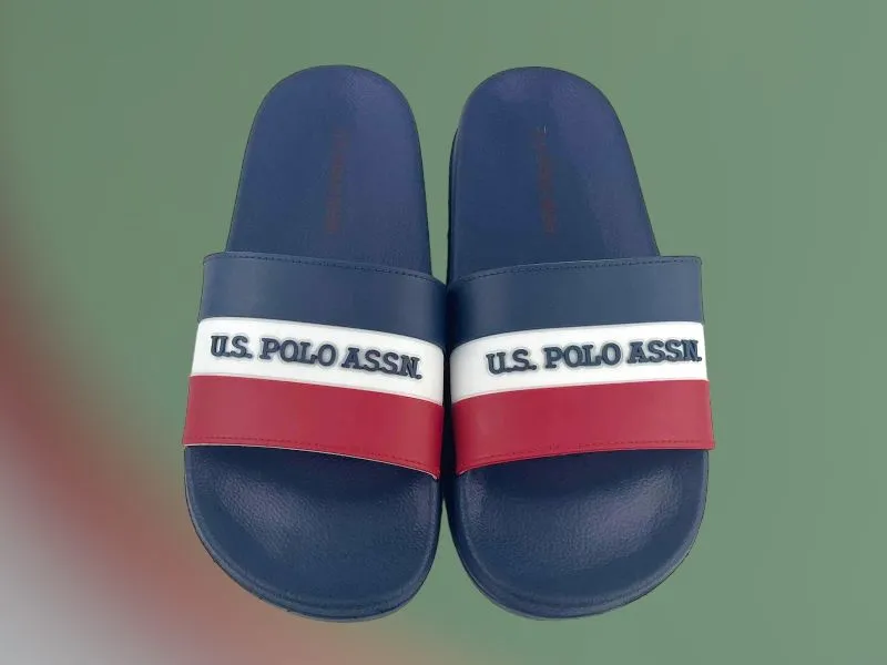 U.S.Polo Assn. | Chanclas de goma pala hombre azul