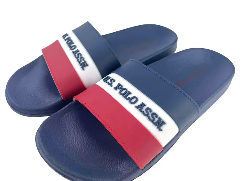 U.S.Polo Assn. | Chanclas de goma pala hombre azul