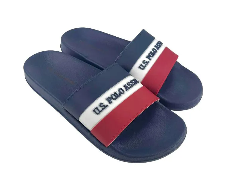 U.S.Polo Assn. | Chanclas de goma pala hombre azul