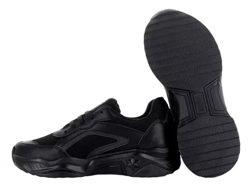 Wink Tenis Atletico Gym Correr Reflejante Negro Mujer 77818