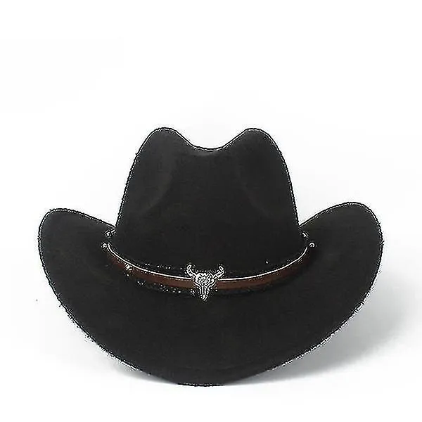 Wool Western Cowboy Hat Lady Outblack Sombrero Red