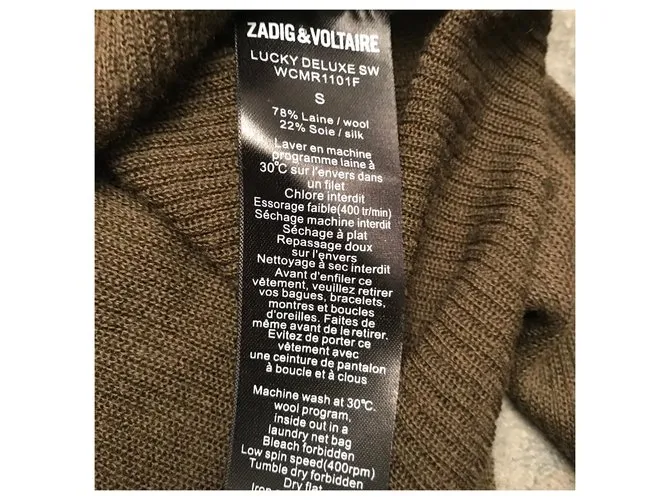 Zadig & Voltaire Prendas de punto Caqui 