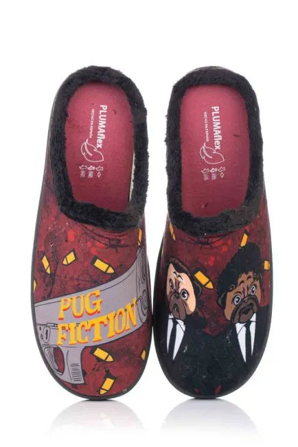 Zapatilla de casa - Pug Fiction