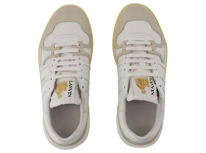 Zapatillas bajas de tenis - Lanvin - Cuero - Blanco 