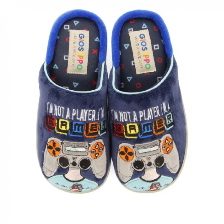 Zapatillas casa Gioseppo bryne i'm not a player i'm a gamer