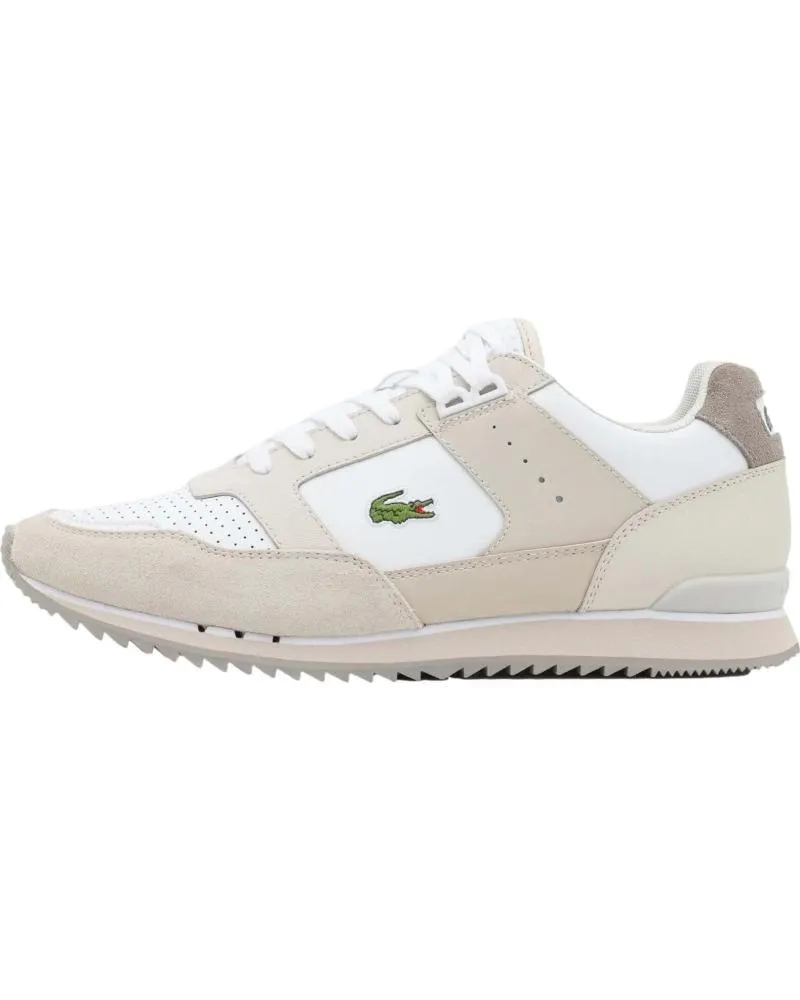 Zapatillas deporte de Hombre LACOSTE ZAPATILLAS PARTNER PISTE 123 1 S OFF WHITE-WHITE