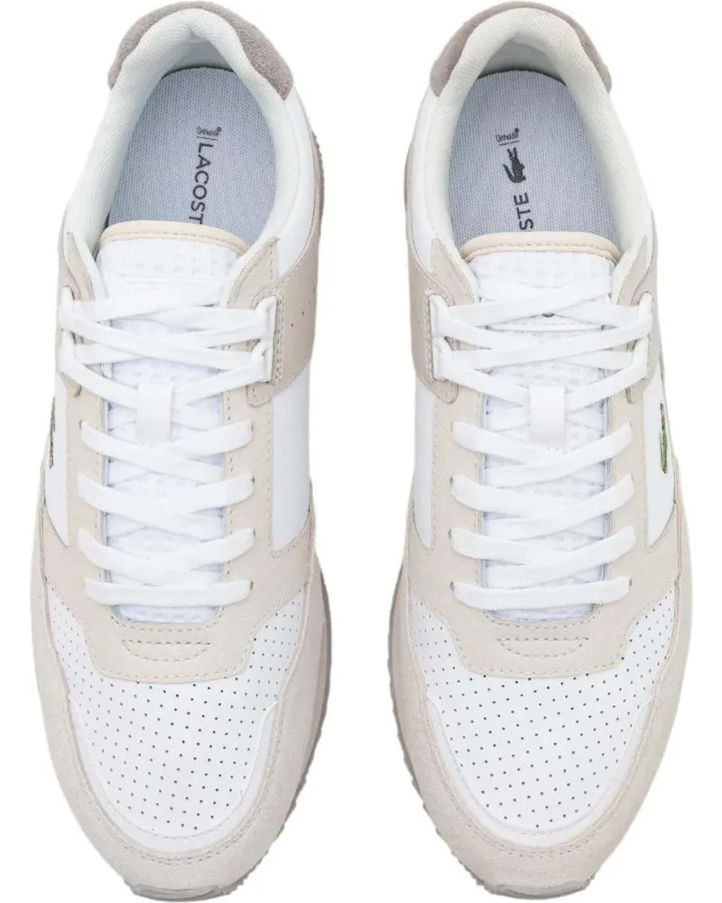 Zapatillas deporte de Hombre LACOSTE ZAPATILLAS PARTNER PISTE 123 1 S OFF WHITE-WHITE