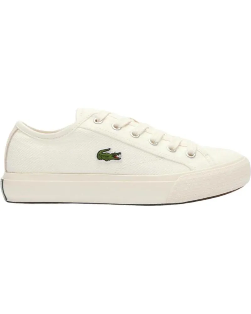 Zapatillas deporte de Mujer LACOSTE BACKCOURT CANVAS BLANCO