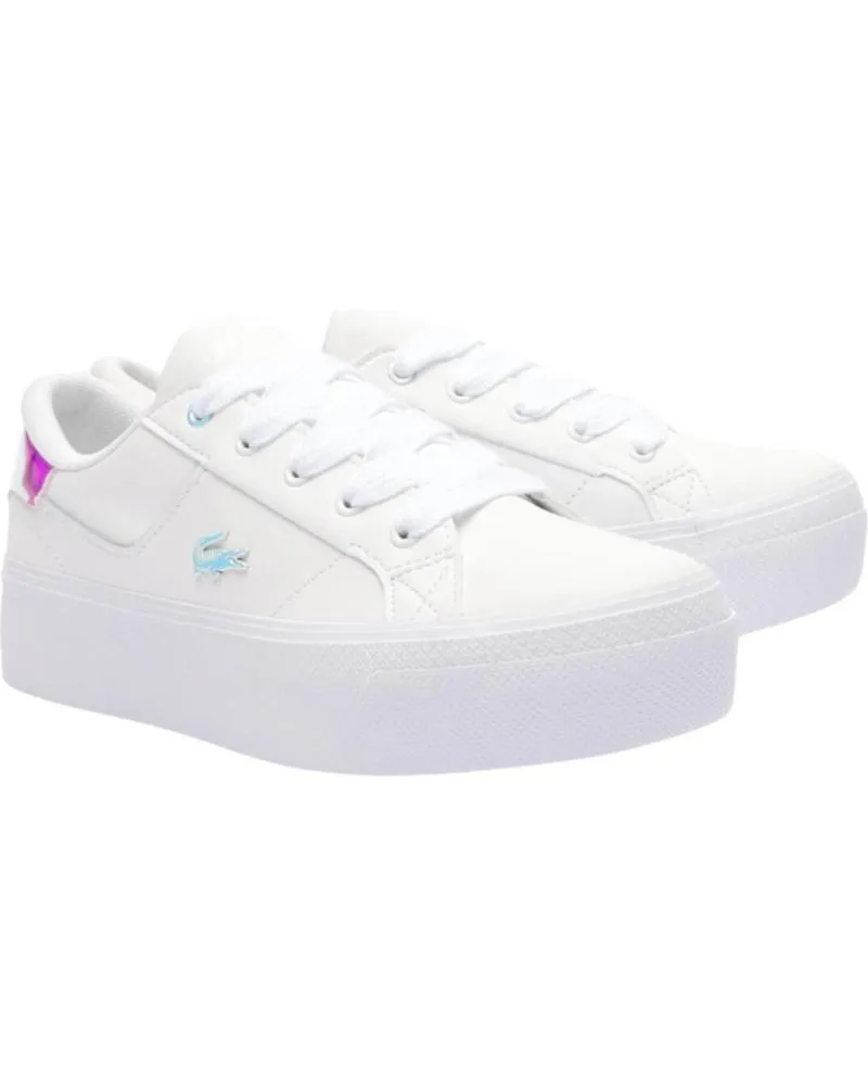 Zapatillas deporte de Mujer LACOSTE ZIANE PLATFORM EN PIEL BLANCO