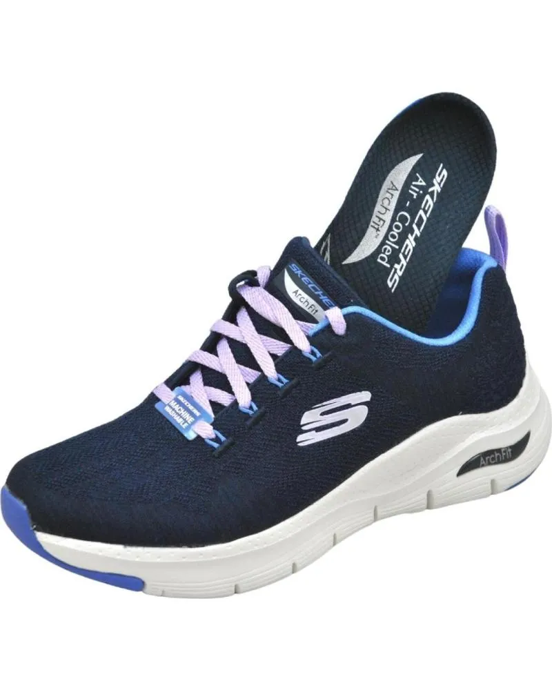 Zapatillas deporte de Mujer SKECHERS 149414 ARCH FIT COMFY WAVE DEPORTIVO DE MUJER PARA NVBL