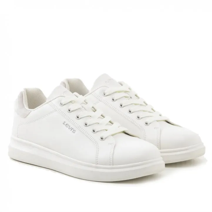 Zapatillas Levi's ellis brillante blancas