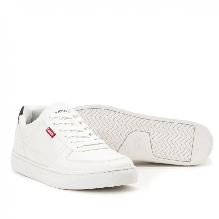 Zapatillas Levi's liam regular blancas