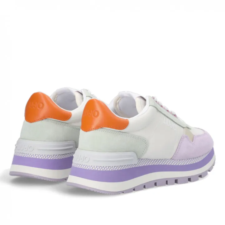 Zapatillas Liu jo ante y nailon lilas