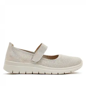 Zapatillas urban Vicmart tipus merceditas beige